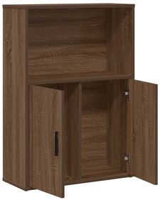 Estante 60x24x85 cm derivados de madeira carvalho castanho