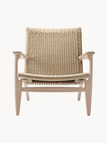 Poltrona artesanal com assento e encosto em vime CH25