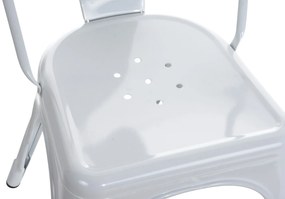 Conjunto de 4 cadeiras Benedikt 44 x 89 x 48 cm Branco