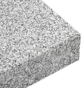 Base de Parasol com Rodas para Postes de Ø38/48mm Cinza Granito 25 kg