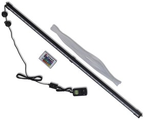 41210 vidaXL Lâmpada para aquário RGB bolhas RGB 94 cm
