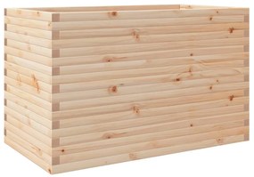 Vaso/floreira de jardim 110x60x68,5 cm madeira de pinho maciça