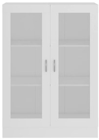 Armário vitrine 82,5x30,5x115 cm derivados de madeira branco