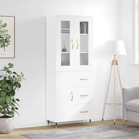 Armário alto 69,5x34x180 cm derivados de madeira branco