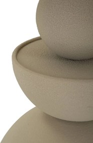 MESA DE CENTRO DUNA COM ESPELHO Ø 45X49,5 CM CREME
