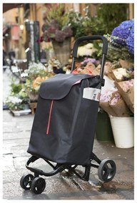 Carro de Compras Gimi Twin Urban Preto 50 L (39 x 52 x 95 cm)