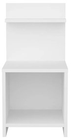 Mesa de Cabeceira Ullman – Branco – 35,6 x 37,4 x 72 cm