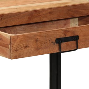 Mesa de Consola vidaXL 120x33x75 cm Madeira Sólida de Acácia