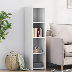 vidaXL Armário alto 30x41x124 cm derivados de madeira branco