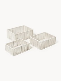 Cestos em corda artesanais Gabe, conjunto de 3