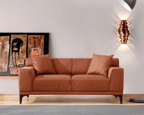 Sofá de 2 Lugares Petra – Laranja – 165x87x86 cm