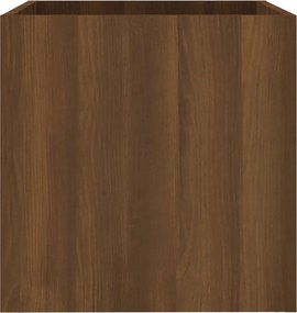 820501 vidaXL Vaso/floreira 40x40x40 cm madeira processada carvalho castanho