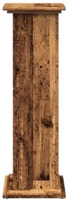 Suporte expositor c/ arrumação derivados madeira madeira velha