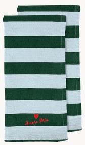 Panos de cozinha Love, conjunto de 2