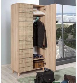 Guarda-roupa Stil – Carvalho Sonoma – 90x192x52 cm