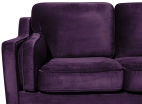 Sofá de 2 lugares em veludo violeta LOKKA Beliani