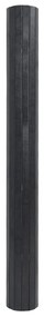 Tapete retangular 100x400 cm bambu cinzento
