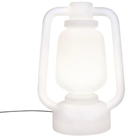Candeeiro de Pé Branco 110 cm IP44 - Storm Extra Grande