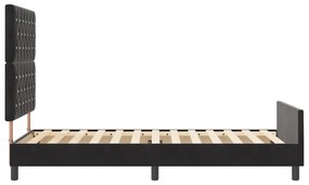 Cama vidaXL Preta 90x190 cm Veludo