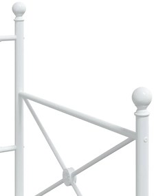 Cama de Dia sem Colchão 75x190 cm aço branco