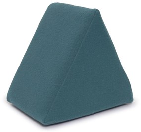 Kave Home - Pufe triangular Jalila azul 25 x 25 cm