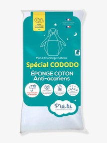 Proteção de colchão impermeável antiácaros, especial CODODO, P'TIT LIT branco