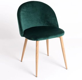 Cadeira Vint Veludo - Verde