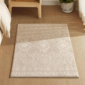 Tapete Boho para quarto com tom cappuccino. | SONGMICS HOME | 92 x 61 x 0,1 cm | TAR024K01.