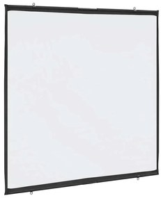 vidaXL Tela de projeção parede suspensa 72" 1:1