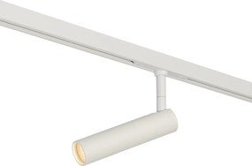 Foco moderno branco para sistema de trilho monofásico - Slimline Uzzy