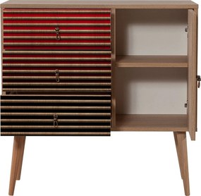 Cômoda Verybox – Carvalho Sonoma – 90x90x40 cm