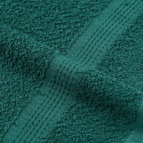 6pcs Conjunto toalhas banho 360 gsm 100% algodão verde