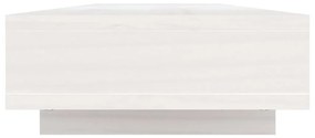 Suporte para monitor 100x27x14 cm madeira pinho maciça branco