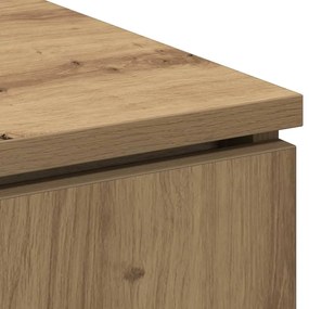 Gabinete de TV Carvalho Artesanal 100x38x49 cm Madeira Engenheirada