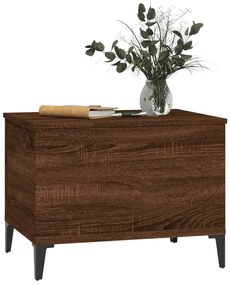 Mesa centro 60x44,5x45 cm derivados madeira carvalho castanho