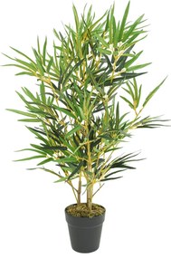 Árvore de bambu artificial 368 folhas 80 cm verde