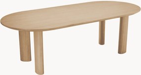 Mesa de jantar oval em madeira Mogador, 244 x 110 cm