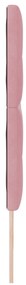 Cabeceira vidaXL Botões Estofada Rosa 180 cm Veludo