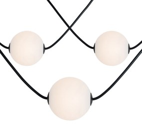 Luzes de corda exteriores modernas 8M com 14 lâmpadas LED - Malai Moderno