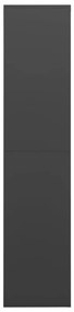 Cacifo 90x40x180 cm aço antracite