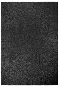 Tapete ZIZUR antracite 200x290 cm aspeto juta interior exterior