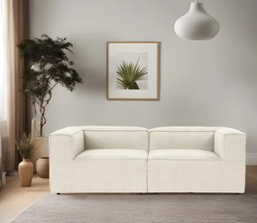 Sofá 2 Lugares Fora – Ecru – 214 cm x 66 cm x 105 cm