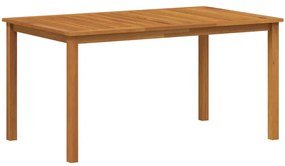 Conjunto de Jantar para Jardim 5 pcs Preto 150 x 90 x 74 cm