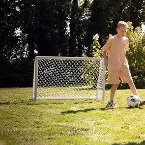 Baliza de futebol em alumínio Scala 120 x 80 cm - branca