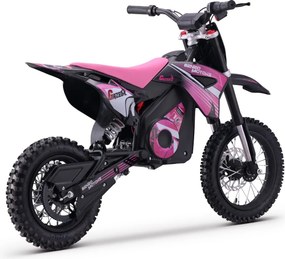 Kids Electric Dirt Bike 1000W | Beneo Motors Gazelle Pink | Ages 6–10 | Speed Limiter