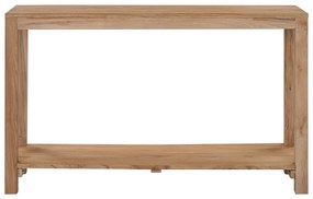 Mesa consola 120x35x75 cm madeira de teca maciça
