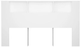 Armário de cabeceira 180x18,5x104,5 cm branco