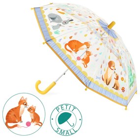 Guarda-chuva pequeno, Mamã e bebé, da DJECO amarelo