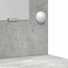 Mesa de Maquiagem vidaXL com Luzes LED Cinza Concreto 78,5x41x135 cm