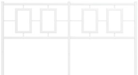 Cabeceira de cama 150 cm metal branco